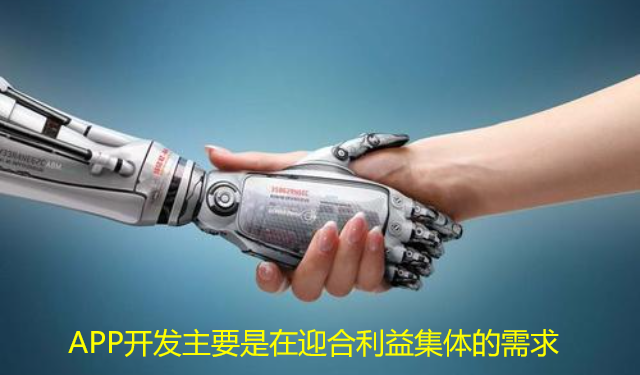 APP开发主要是在迎合利益集体的需求