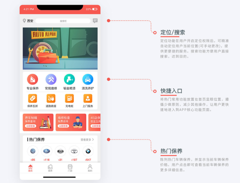 汽车服务APP开发为用户提供车保养_维修_美容方案