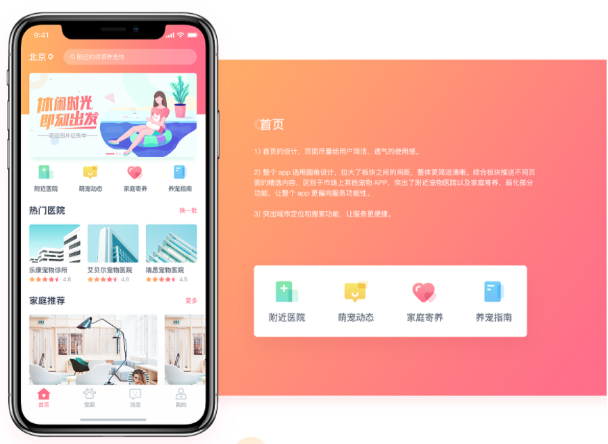 宠物美容APP开发为宠物提供一个寄养医疗美容平台