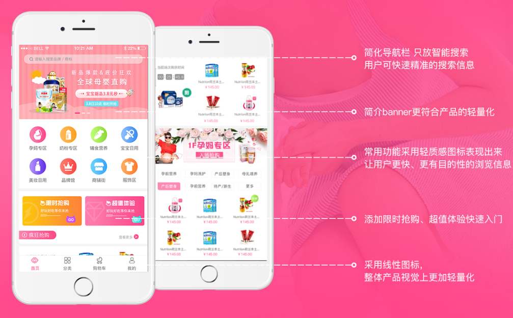 母婴商城APP开发市场+整套行业解决方案