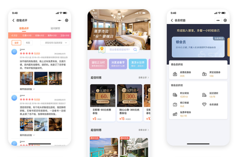 旅游酒店小程序开发需要思考那些需求